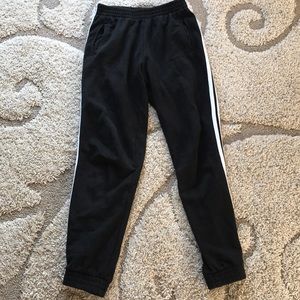 Striped John galt sweatpants